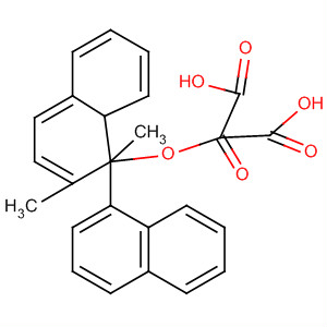 Structure of [1,1'-Binaphthalene]-2,2'-dicarboxylic acid, dimethyl ester