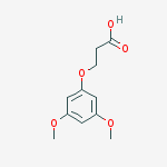 Structure of 3-(3,5-Dimethoxyphenoxy)propanoic acid