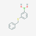 Structure of (3-(Benzylthio)phenyl)boronic acid