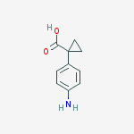 Structure of 1-(4-Aminophenyl)cyclopropanecarboxylic acid