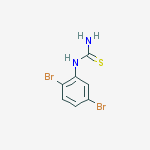 Structure of (2,5-dibromophenyl)thiourea
