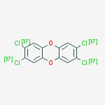 2,3,7,8-tetrakis[(~37~Cl)chloro]oxanthrene结构式
