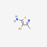 Structure of 4-BROMO-3-METHYL-ISOTHIAZOL-5-YLAMINE