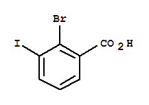 Structure of 2-Bromo-3-iodo-benzoic acid