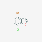 Structure of 4-Bromo-7-chlorobenzofuran