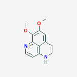 Structure of 6)naphthyridine,8,9-dimethoxy-1h-benzo(de)(