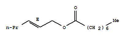 Structure of (E)-2-hexenyl octanoate