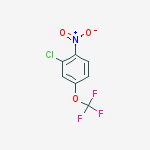 2-Chloro-1-nitro-4-(trifluoromethoxy)benzene结构式