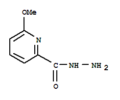 Structure of 6-METHOXY-PYRIDINE-2-CARBOXYLIC ACID HYDRAZIDE