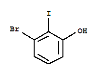 Structure of 3-BROMO-2-IODOPHENOL