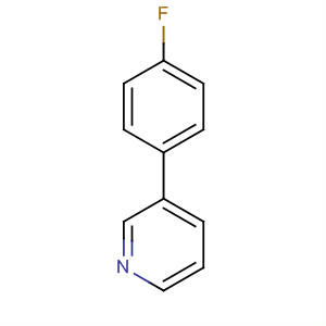 Structure of Pyridine, 3-(4-fluorophenyl)-