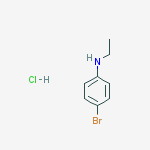 Structure of 4-Bromo-N-ethylaniline hydrochloride