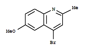 Structure of 4-BROMO-6-METHOXY-2-METHYLQUINOLINE