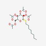 Structure of Octyl2,3,4,6-tetra-O-acetyl-b-D-thioglucopyranoside