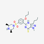 Structure of Propoxyphenyl Thioaildefil
