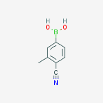 4-Cyano-3-methylphenylboronic acid结构式