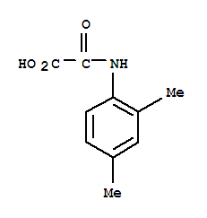 Structure of [(2,4-dimethylphenyl)amino](oxo)acetic acid