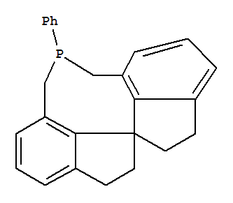 Structure of 4H-Diindeno[7,1-cd:1',7'-ef]phosphocin,5,6,10,11,12,13-hexahydro-5-phenyl-, (11aR)-