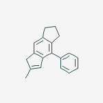 6-Methyl-8-phenyl-1,2,3,5-tetrahydro-s-indacene结构式