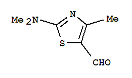 Structure of 2-(DIMETHYLAMINO)-4-METHYLTHIAZOLE-5-CARBALDEHYDE