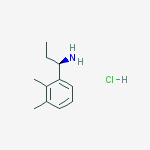 (1R)-1-(2,3-dimethylphenyl)propan-1-amine,hydrochloride结构式