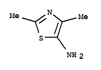 Structure of 5-Thiazolamine,  2,4-dimethyl-