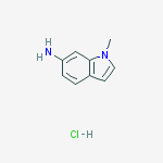 Structure of 1-methyl-1H-indol-6-ylamine hydrochloride