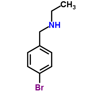 N-Ethyl-4-bromobenzylamine结构式