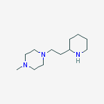 Structure of 1-methyl-4-(2-piperidin-2-ylethyl)piperazine