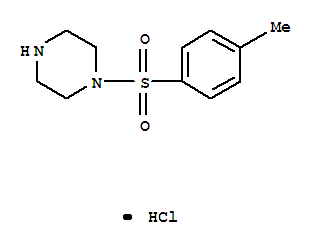 1-(TOLUENE-4-SULFONYL)-PIPERAZINE HYDROCHLORIDE结构式
