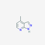 Structure of 4-methyl-1H-pyrazolo[3,4-b]pyridine