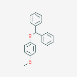 ((4-Methoxyphenoxy)methylene)dibenzene结构式