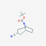 Structure of N-Boc-3-Cyano-8-azabicyclo[3.2.1]octane