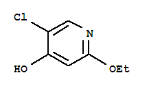4-Pyridinol,  5-chloro-2-ethoxy-结构式