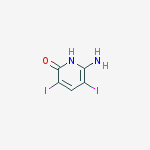 Structure of 2-Amino-3,5-diiodo-6-hydroxypyridine hydrochloride