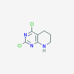 Structure of 2,4-dichloro-5,6,7,8-tetrahydropyrido[2,3-d]pyrimidine