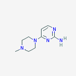 Structure of 4-(4-methylpiperazin-1-yl)pyrimidin-2-amine