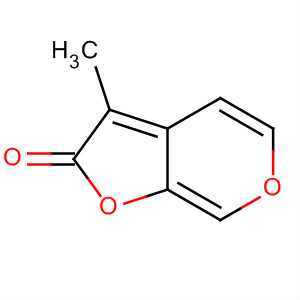 Structure of 2H-Furo[2,3-c]pyran-2-one, 3-methyl-