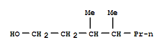 Structure of 3,4-dimethylheptan-1-ol