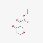 Structure of Ethyl 2-oxo-2-(4-oxotetrahydro-2H-pyran-3-yl)acetate