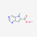 Structure of 5H-pyrrolo[3,2-d]pyrimidine-6-carboxylic acid
