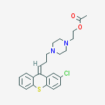 Structure of Zuclopenthixol acetate