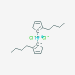 Structure of BIS(BUTYLCYCLOPENTADIENYL)HAFNIUM(IV) DICHLORIDE