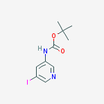 Structure of t-Butyl (5-iodopyridin-3-yl)carbamate