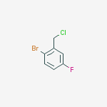 Structure of 1-Bromo-2-(chloromethyl)-4-fluorobenzene
