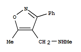 Structure of N-METHYL-N-[(5-METHYL-3-PHENYLISOXAZOL-4-YL)METHYL]AMINE