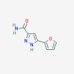 Structure of 3-(Furan-2-yl)-1H-pyrazole-5-carboxamide