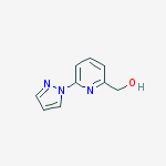 Structure of 2-Pyridinemethanol, 6-(1H-pyrazol-1-yl)