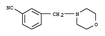 Structure of 3-(MORPHOLIN-4-YLMETHYL)BENZONITRILE
