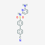 Structure of N-(6-AMINO-PYRIDIN-2-YL)-4'-CYANO-[1,1'-BIPHENYL]-4-SULFONAMIDE